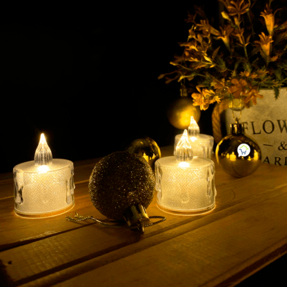 Velas Led Efecto Cristal - Imagen 4