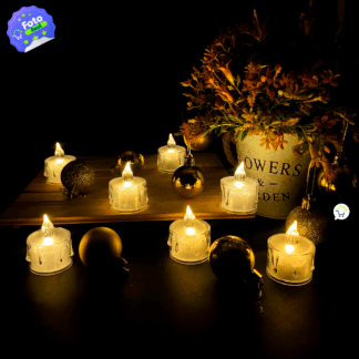 Velas Led Efecto Cristal